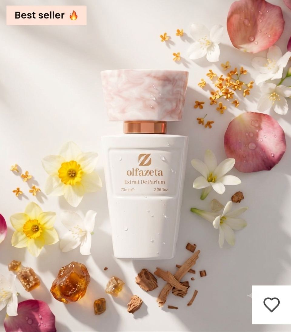 Flacon Rose Cendrée - Maison d'Élégance
